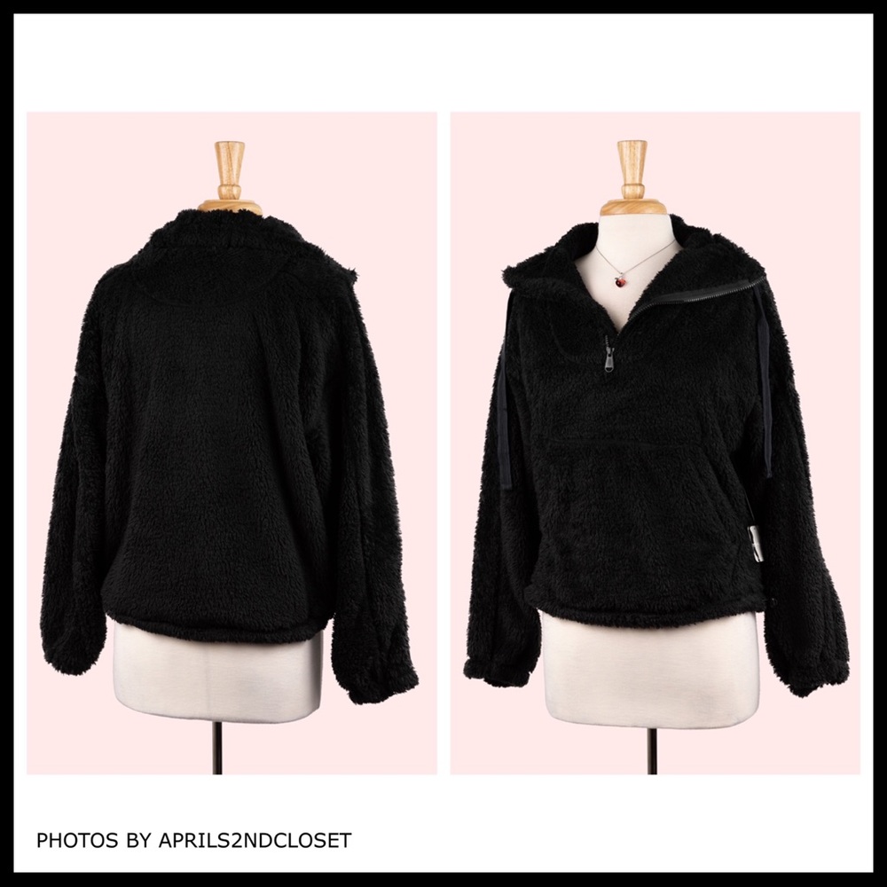 FREE PEOPLE BOHO FP PULLOVER ZIP FRONT TOP A3C - Picture 2 of 16